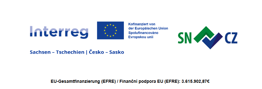 Interreg – Kofinanziert von der Europäischen Union / Spolufinancováno Evropskou unií · SN–CZ